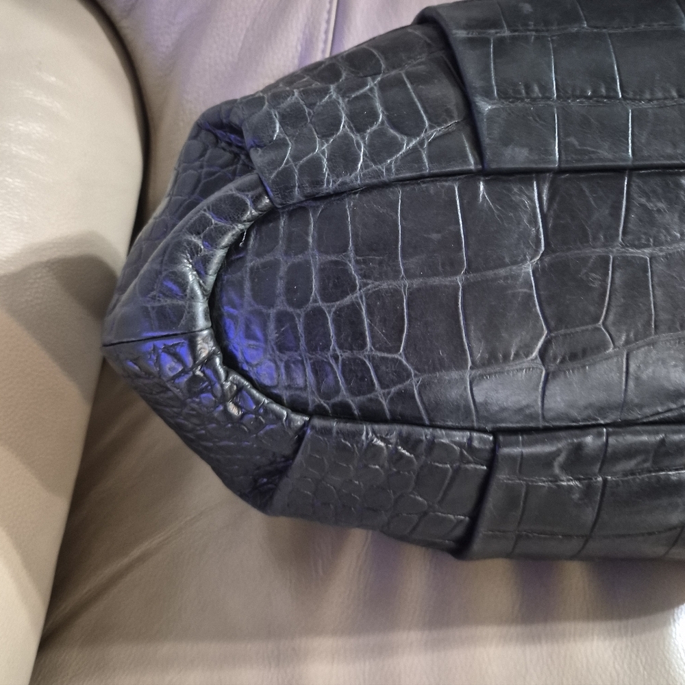 COACH Madison Sophia Croc Embossed Coach "RARE" - Picture 10 of 15